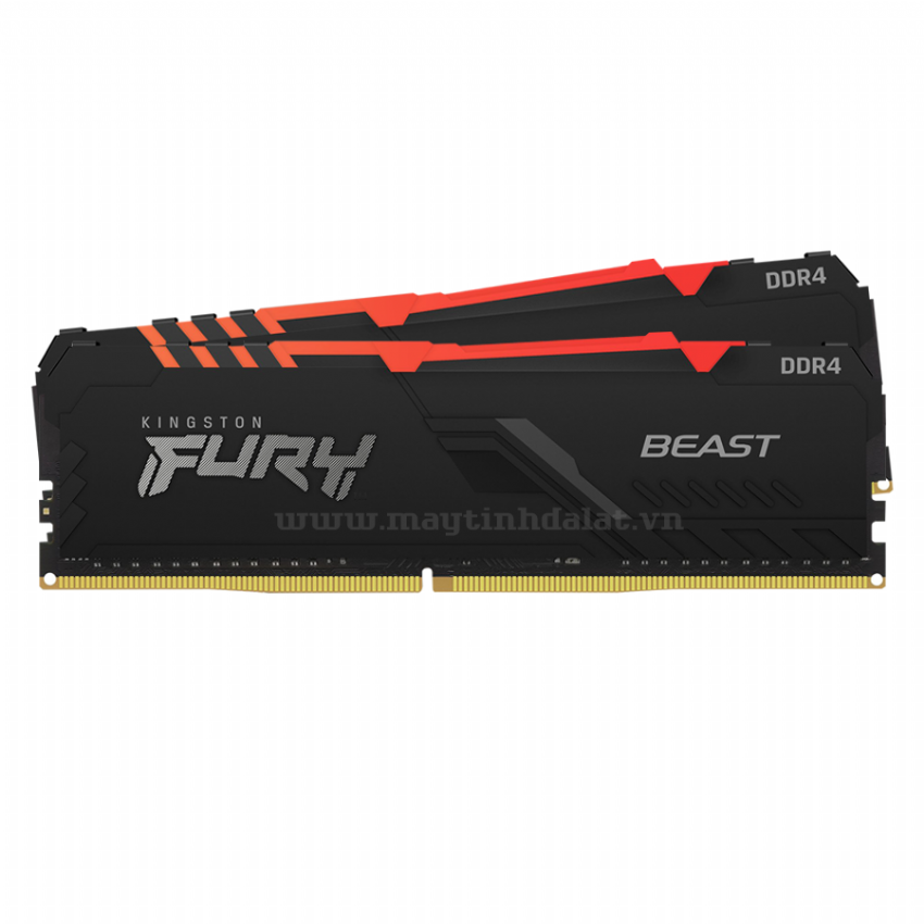 RAM KINGSTON FURY BEAST RGB KIT 16GB (2 X 8GB) DDR4 3200MHZ