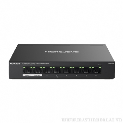 SWITCH POE MERCUSYS MS108GP 8 CỔNG GIGABIT VỎ SẮT