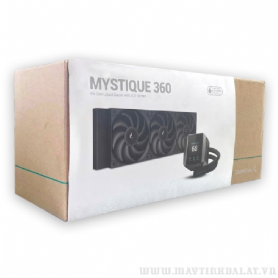 TẢN NHIỆT NƯỚC CPU DEEPCOOL MYSTIQUE 360 MÀU ĐEN