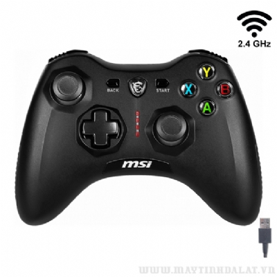 TAY CẦM GAMING MSI FORCE GC30 V2 KHÔNG DÂY MÀU ĐEN
