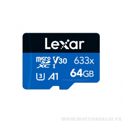 THẺ NHỚ MICROSDXC LEXAR A1 633X U3 64GB 100MB/S