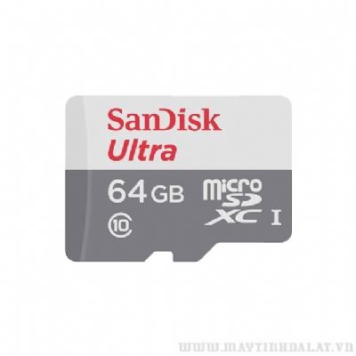 THẺ NHỚ MICROSDXC SANDISK ULTRA 64GB 100MB/S