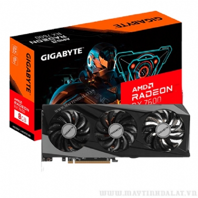 VGA GIGABYTE AMD RADEON RX 7600 GAMING OC 8G GDDR6 GV-R76GAMING OC-8GD