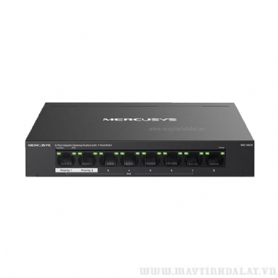 SWITCH POE MERCUSYS MS108GP 8 CỔNG GIGABIT VỎ SẮT